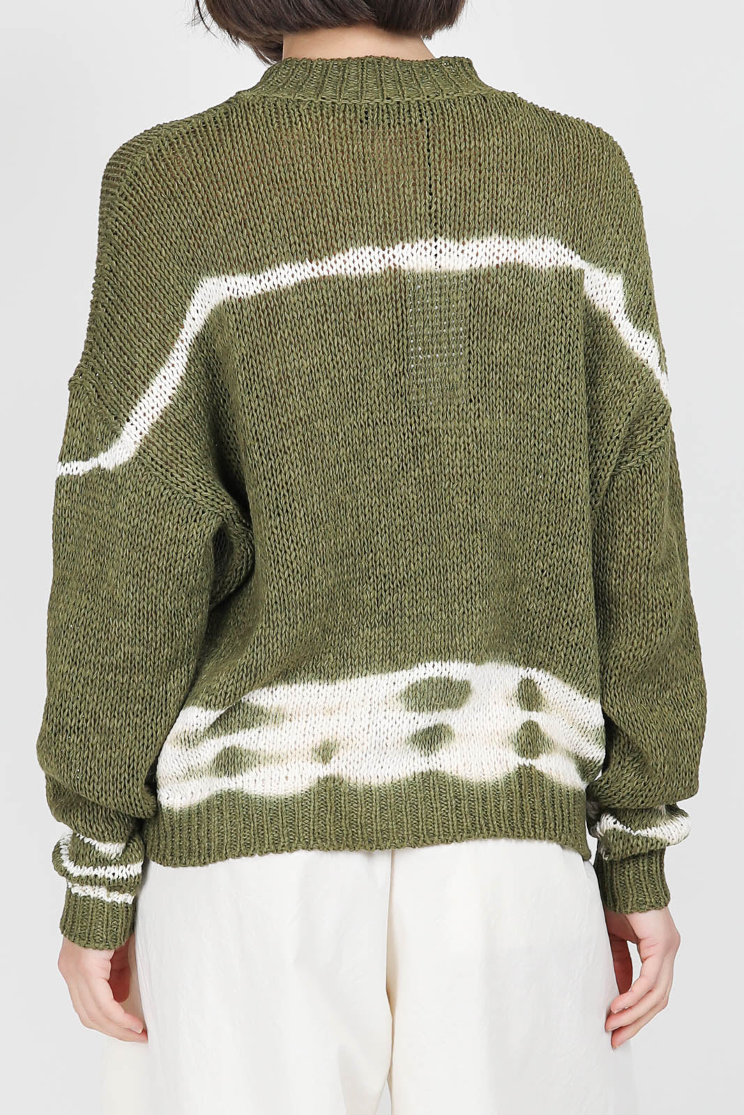 Girocollo sweater in Militare