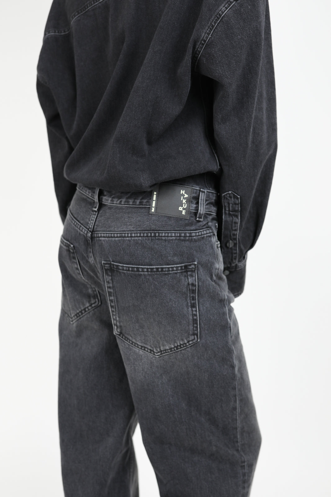 Overall Tessie made from denim in medium black