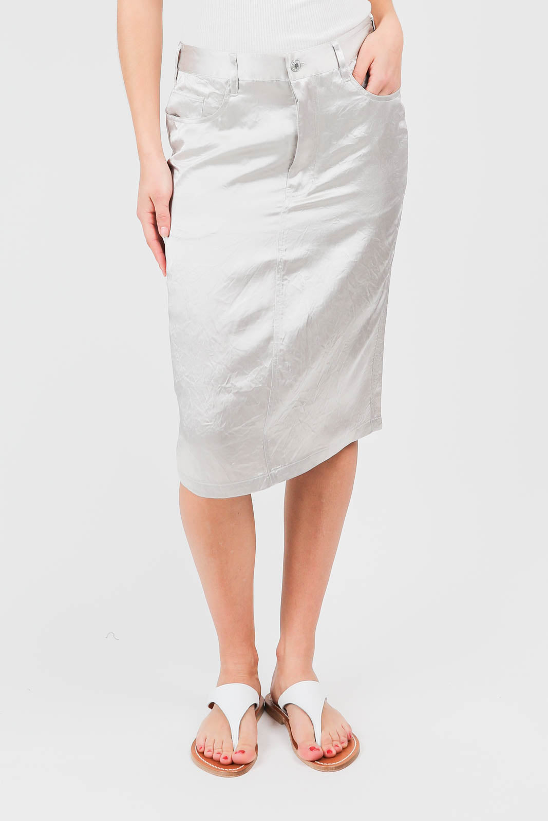 Skirt 5-pocket in champagne