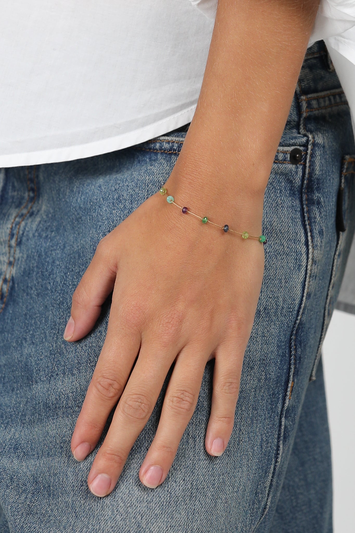 Bracelet T.Bee Fairy in Chrysoprase