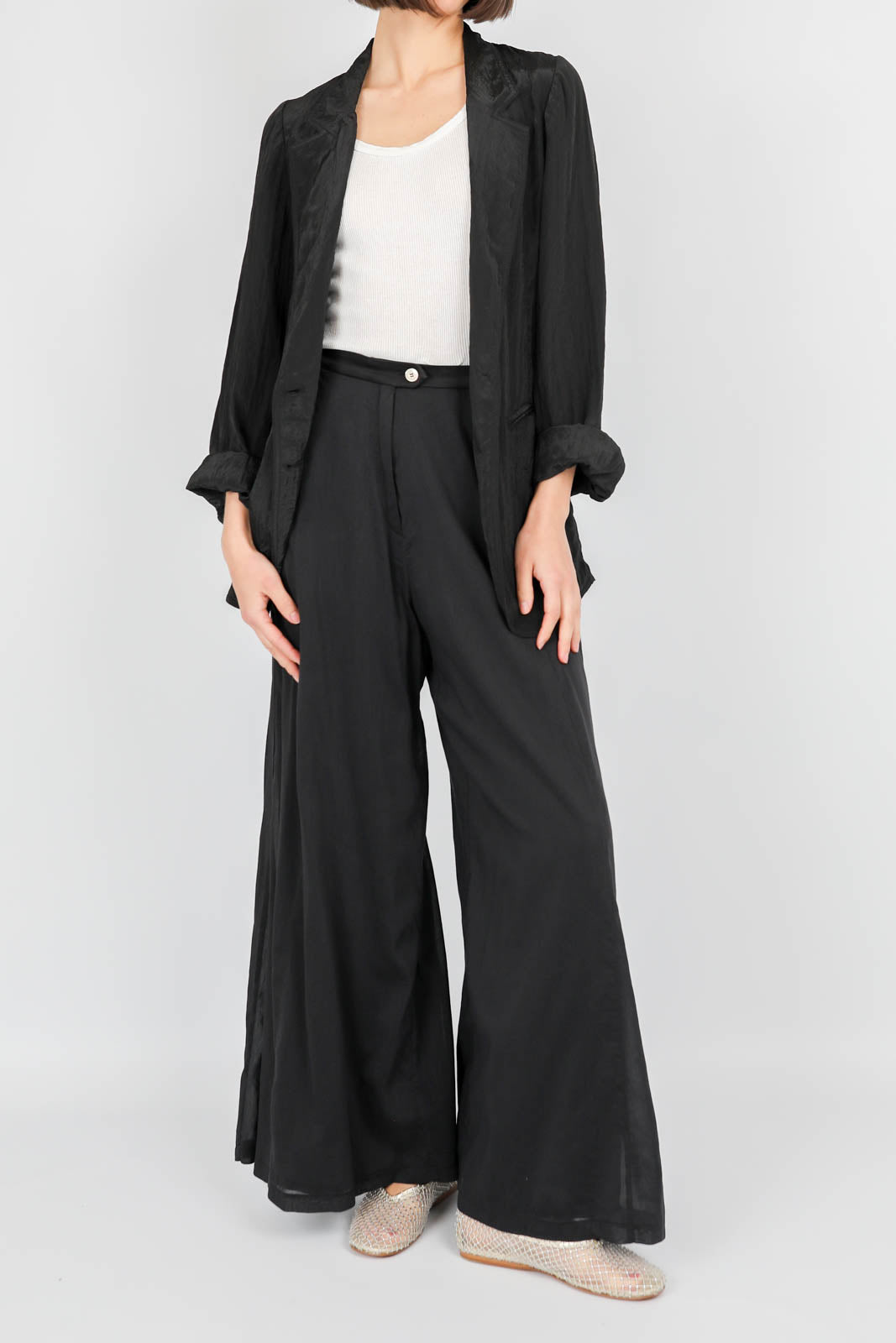Oversized blazer in black