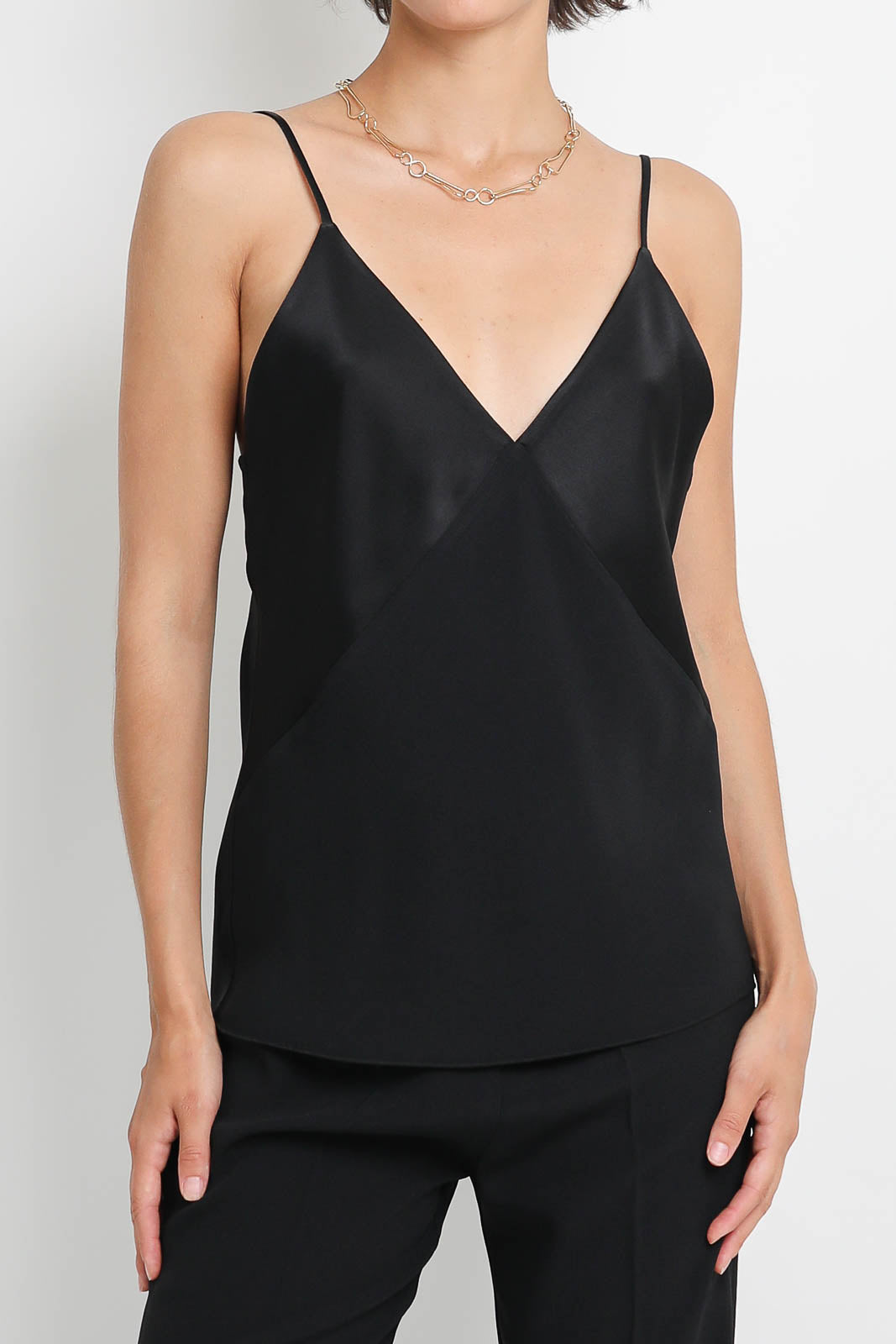 Forte-Forte Top Shiny Anvers in Nero