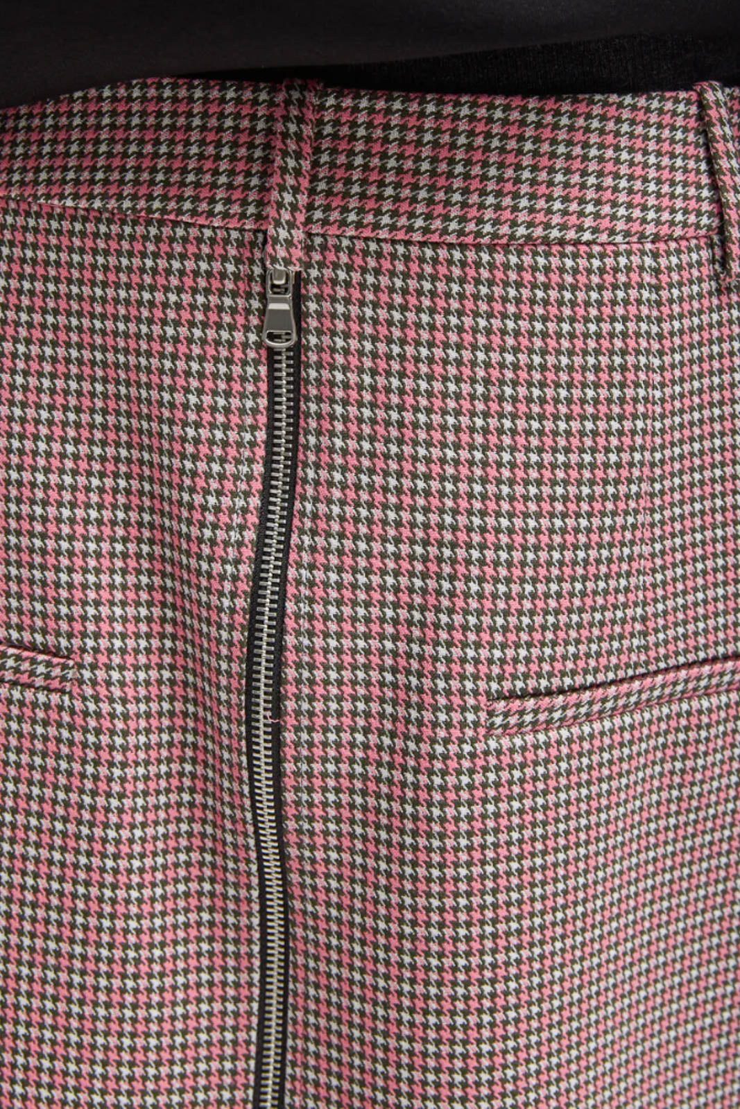 Tibi, Skirt Leon Check in Pink Multi