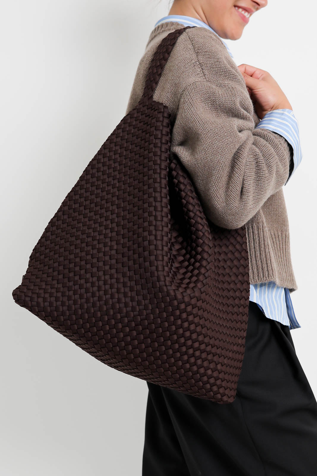 Naghedi, Bag Nomad Hobo Large in Chocolate