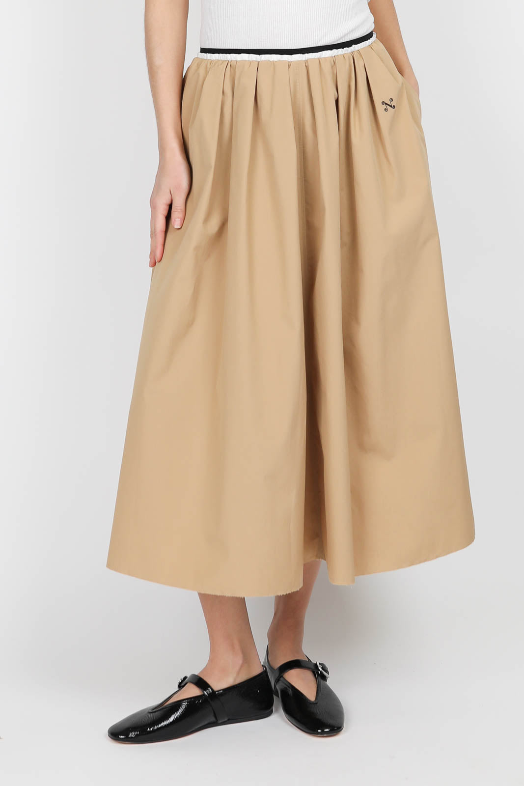 Skirt Summer Wine in Caramel