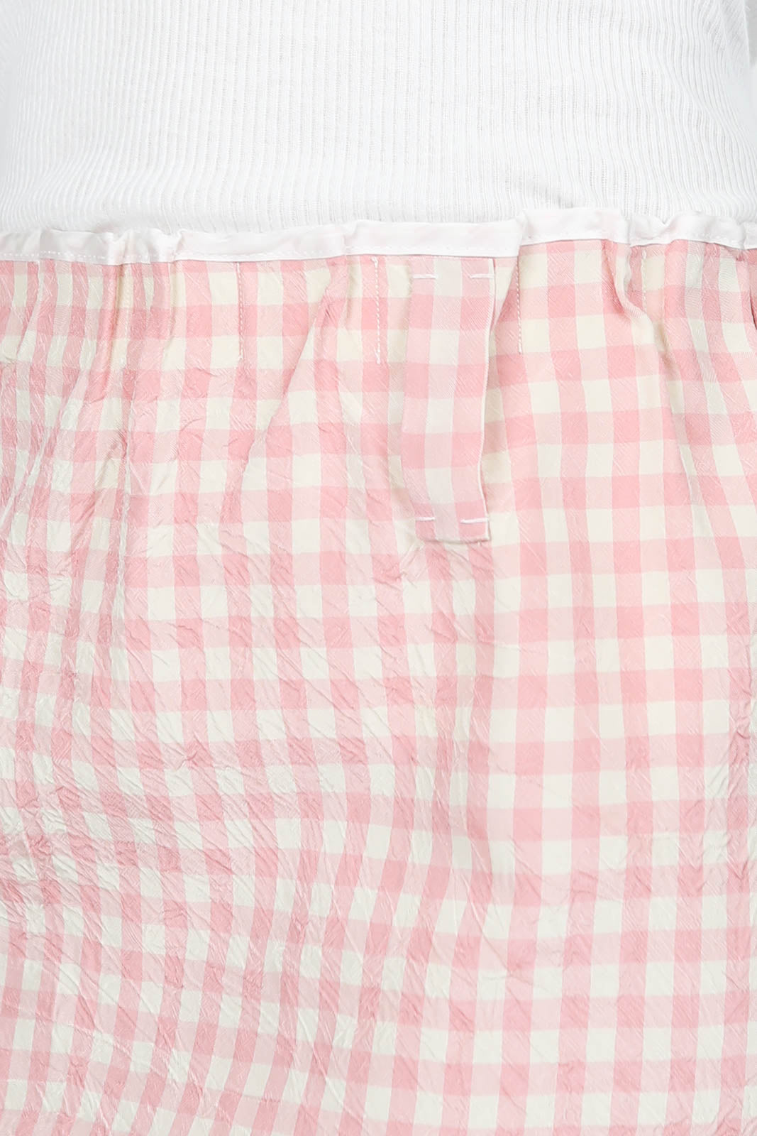 Skirt Crayon in Vichy Rose