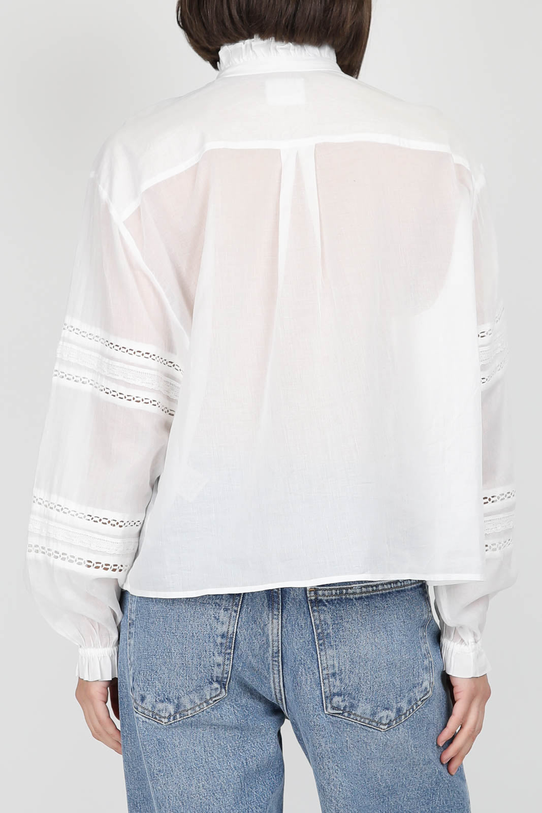 Valda blouse in white