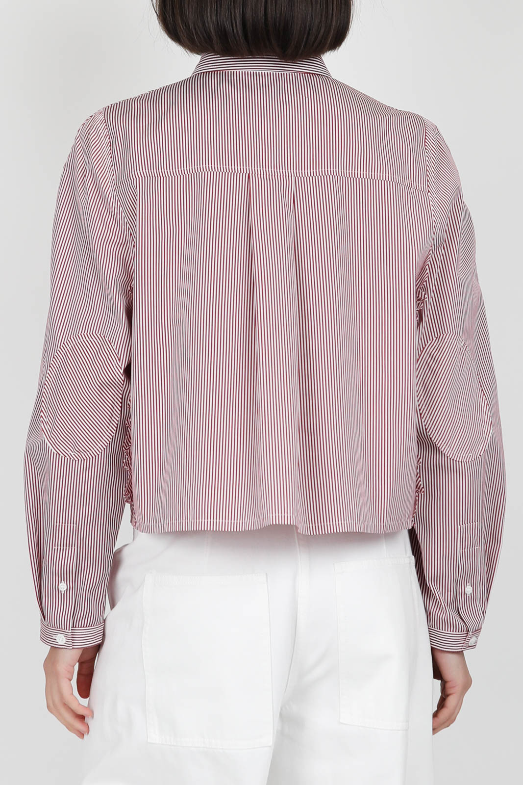 Moshi Moshi blouse in Burgundy Stripe