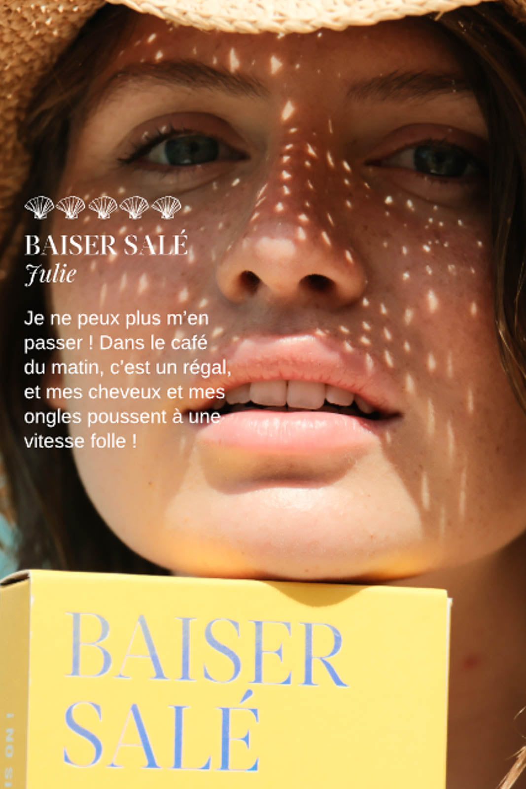 Collagen powder (30 sticks) Baiser Salé with coconut-mocha flavor