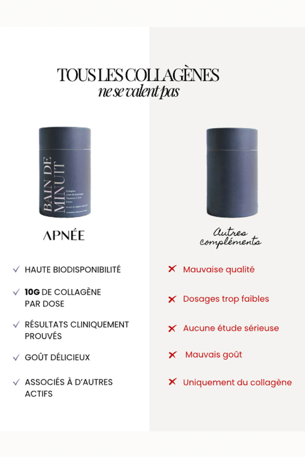 Bain De Minuit collagen powder with broccoli, carrot, celery flavor