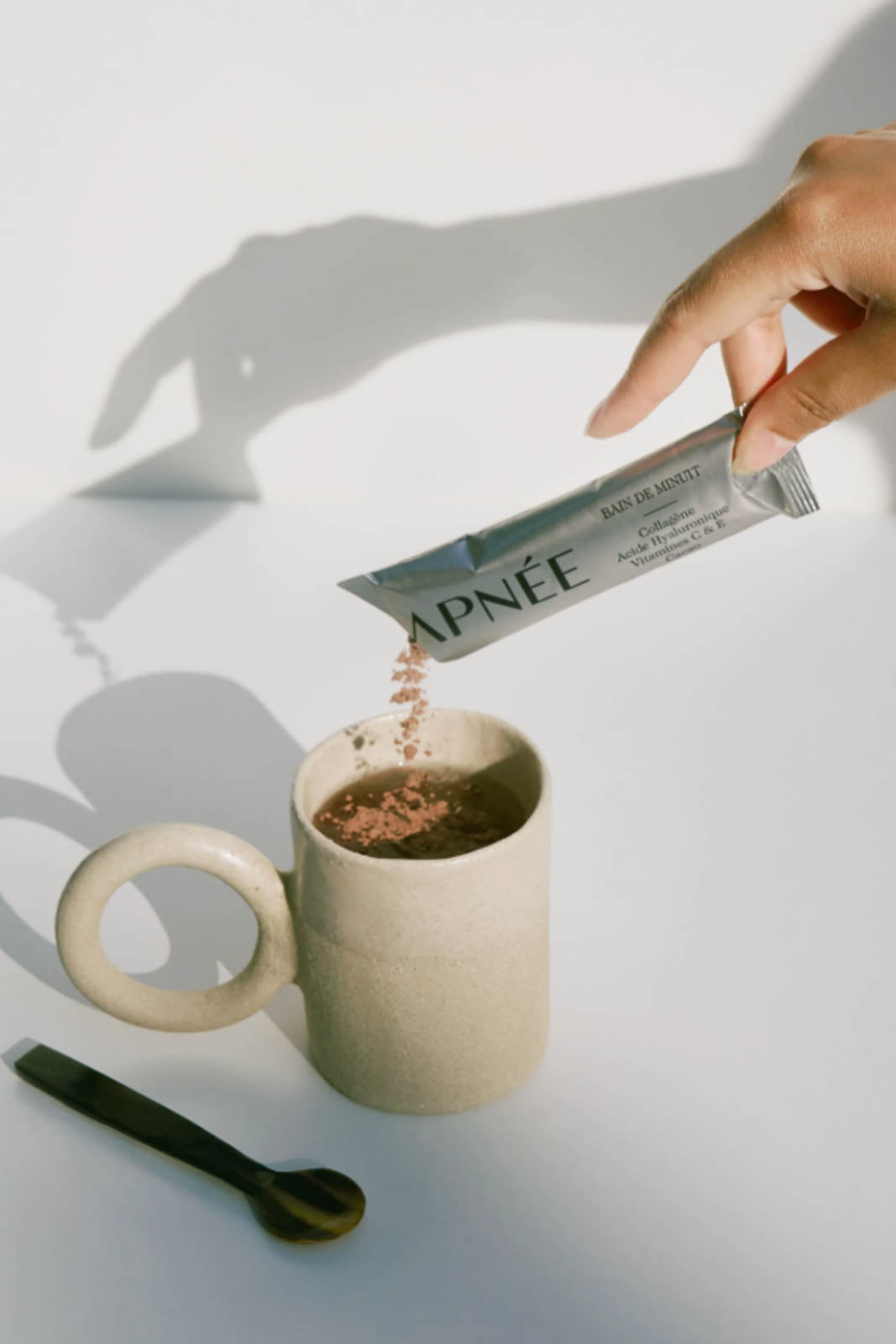 Collagen powder (30 sticks) Bain de Minuit with cocoa flavor