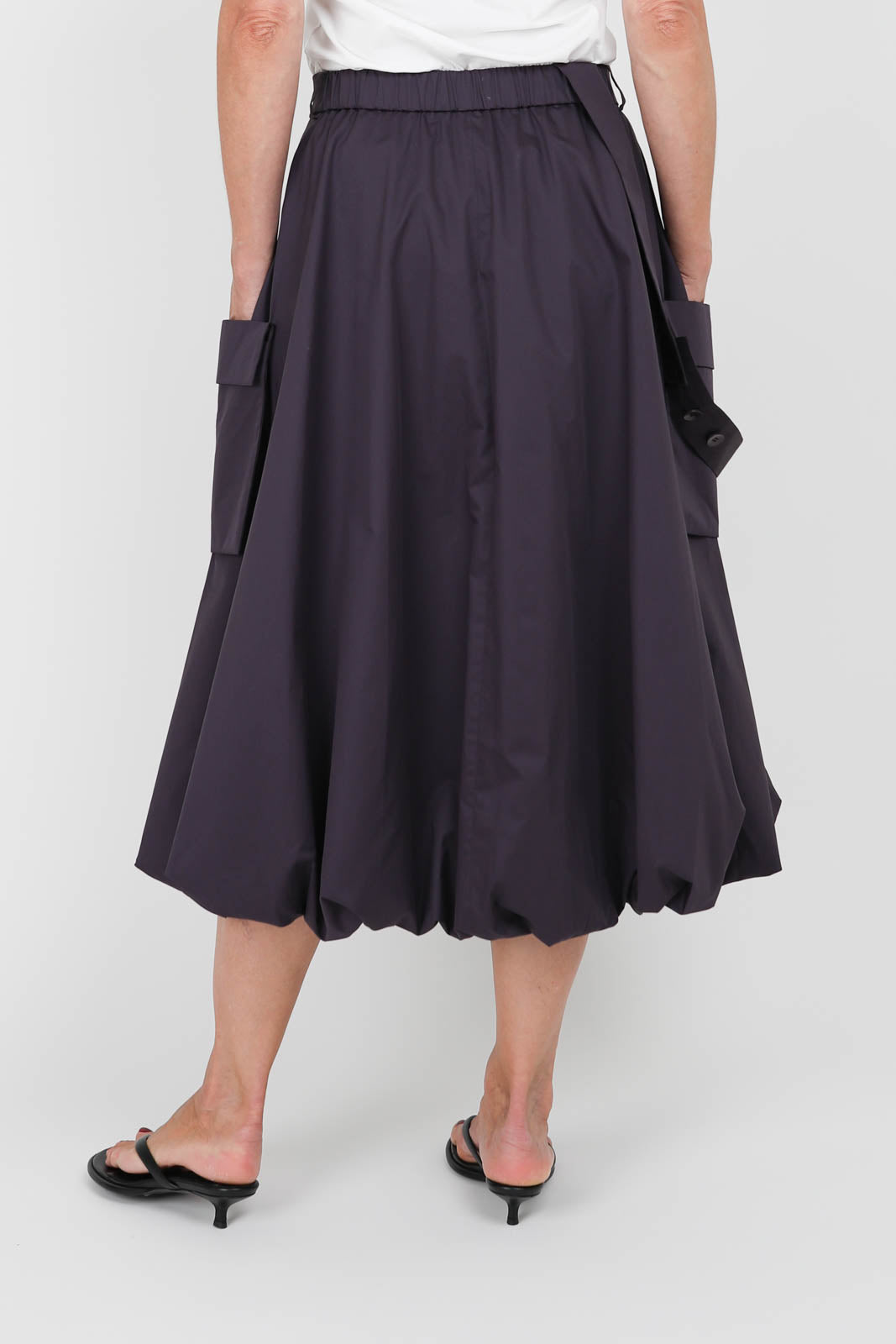 Skirt Bubble in Eggplant