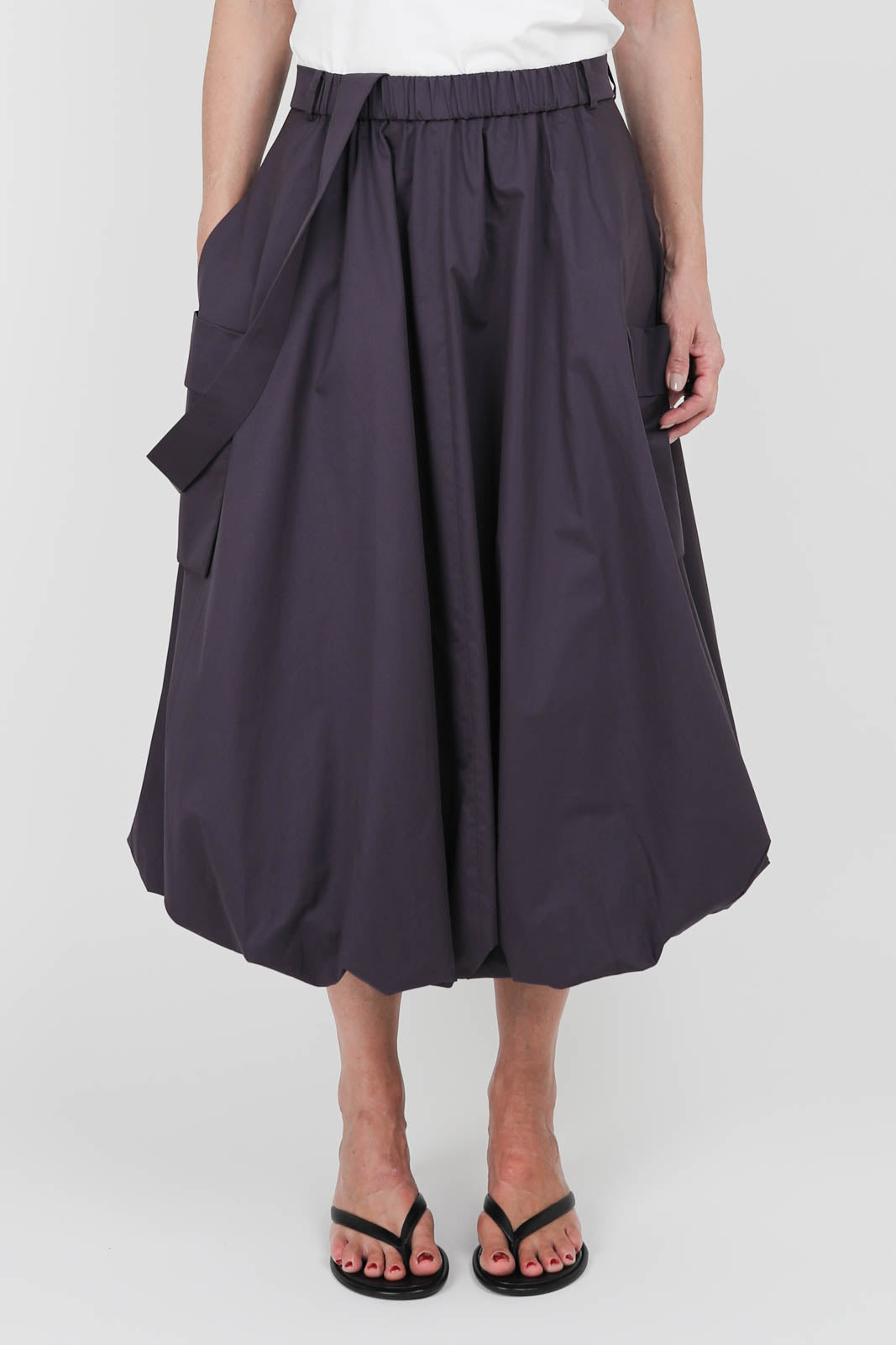 Skirt Bubble in Eggplant