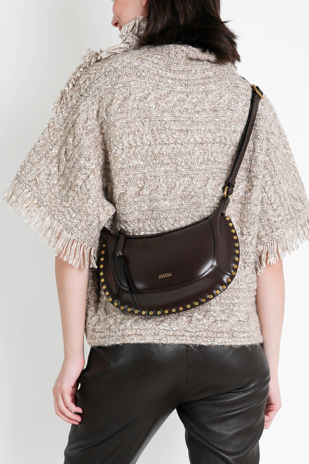 Isabel Marant, Bag Oskan Moon in Chocolate