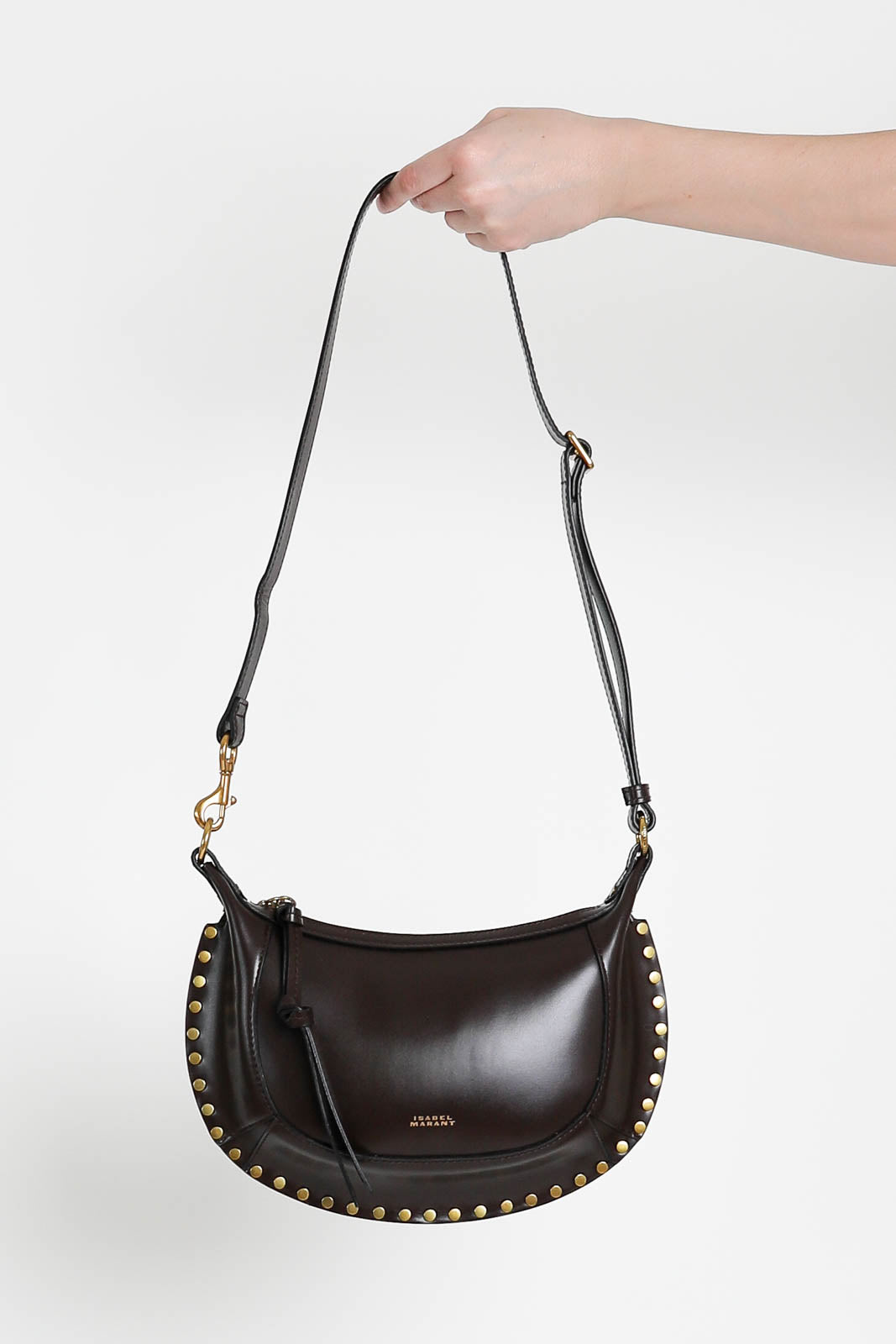 Isabel Marant, Bag Oskan Moon in Chocolate