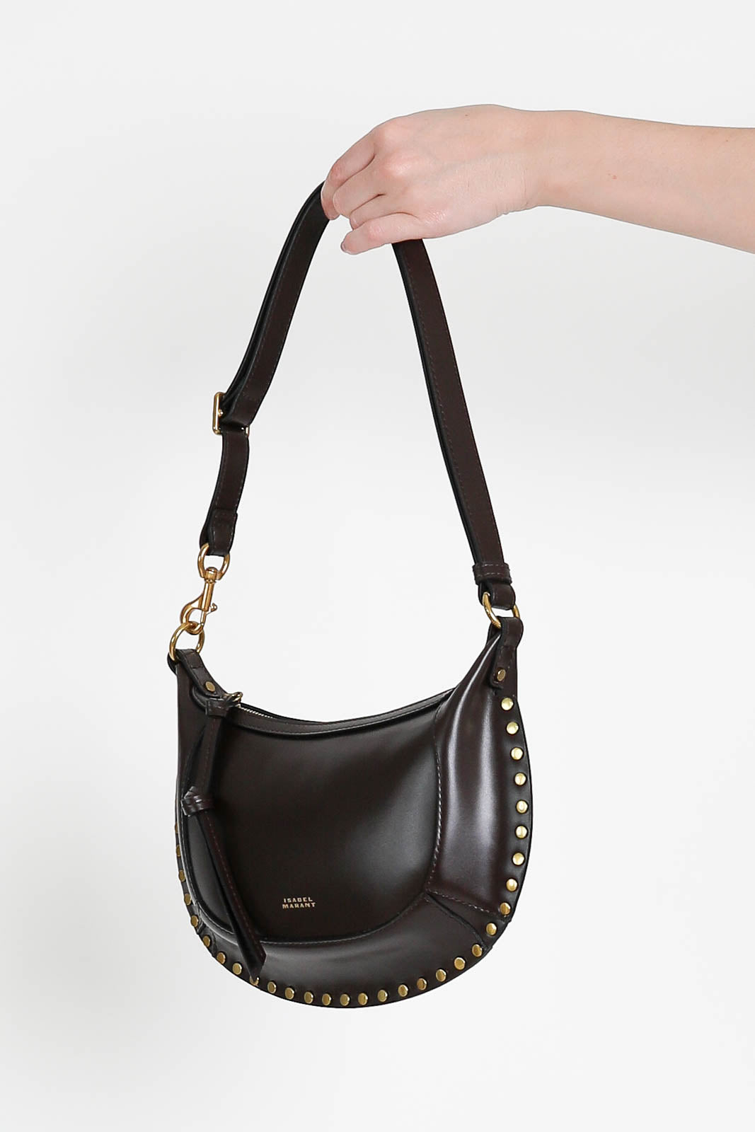 Isabel Marant, Bag Oskan Moon in Chocolate