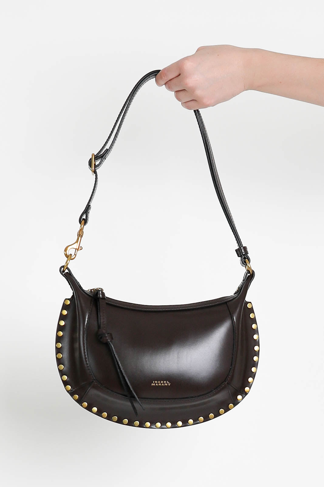 Isabel Marant, Bag Oskan Moon in Chocolate