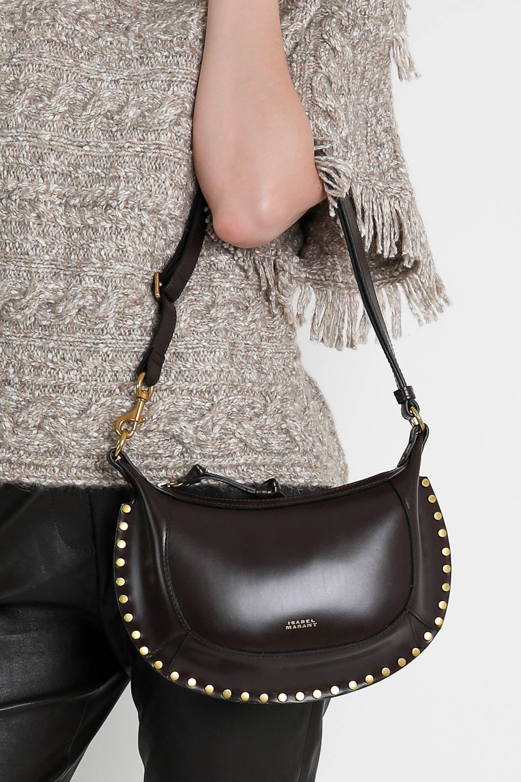 Isabel Marant, Bag Oskan Moon in Chocolate