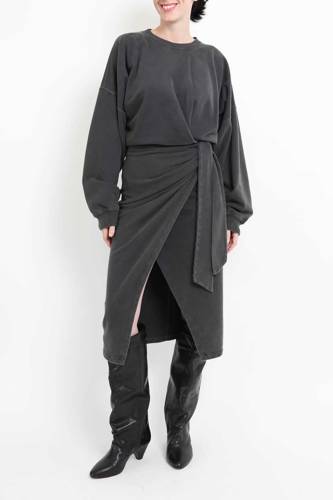 Marant Etoile, Sandrina dress in faded black