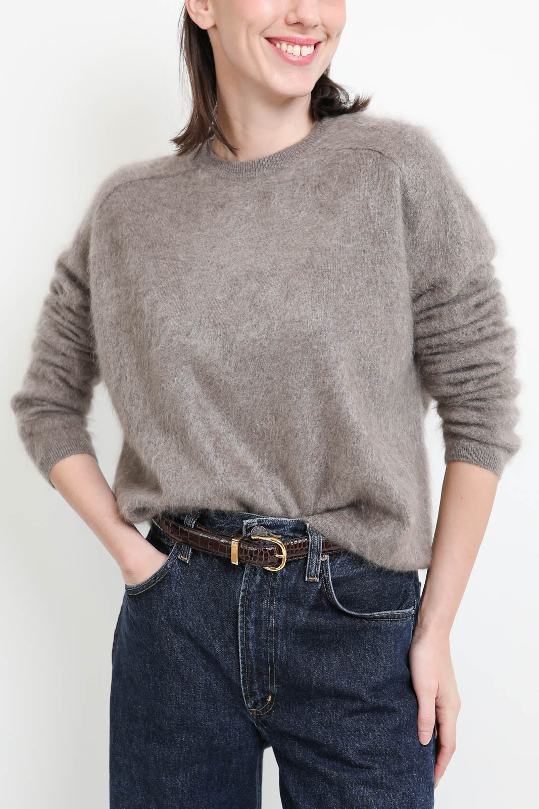 Lisa Yang, Lexia sweater in Truffle Brushed