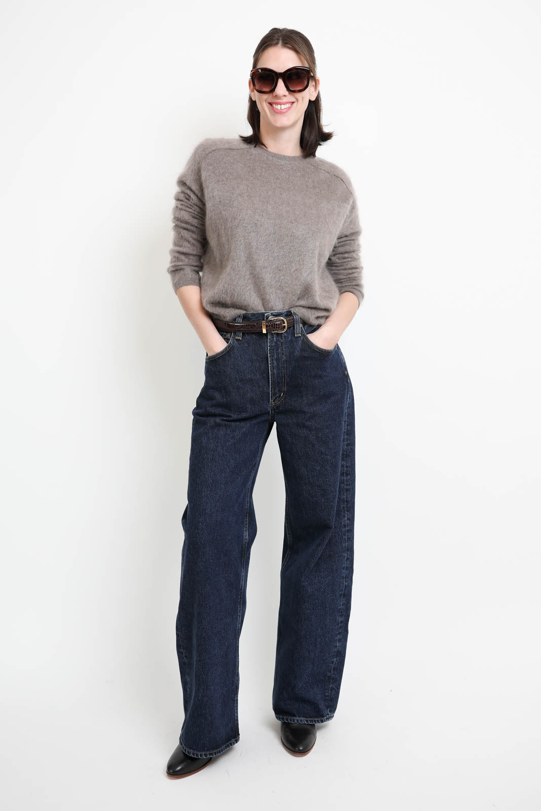 Lisa Yang, Lexia sweater in Truffle Brushed