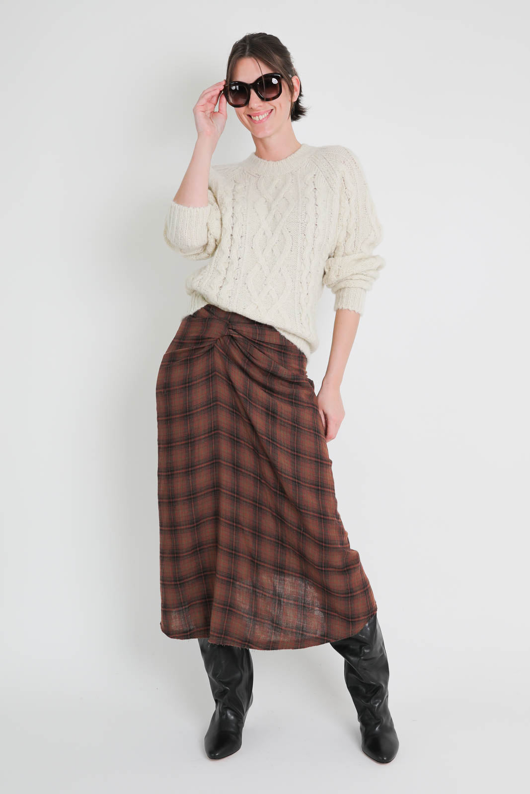 Marant Etoile, Skirt Nicole in Dark Bronze
