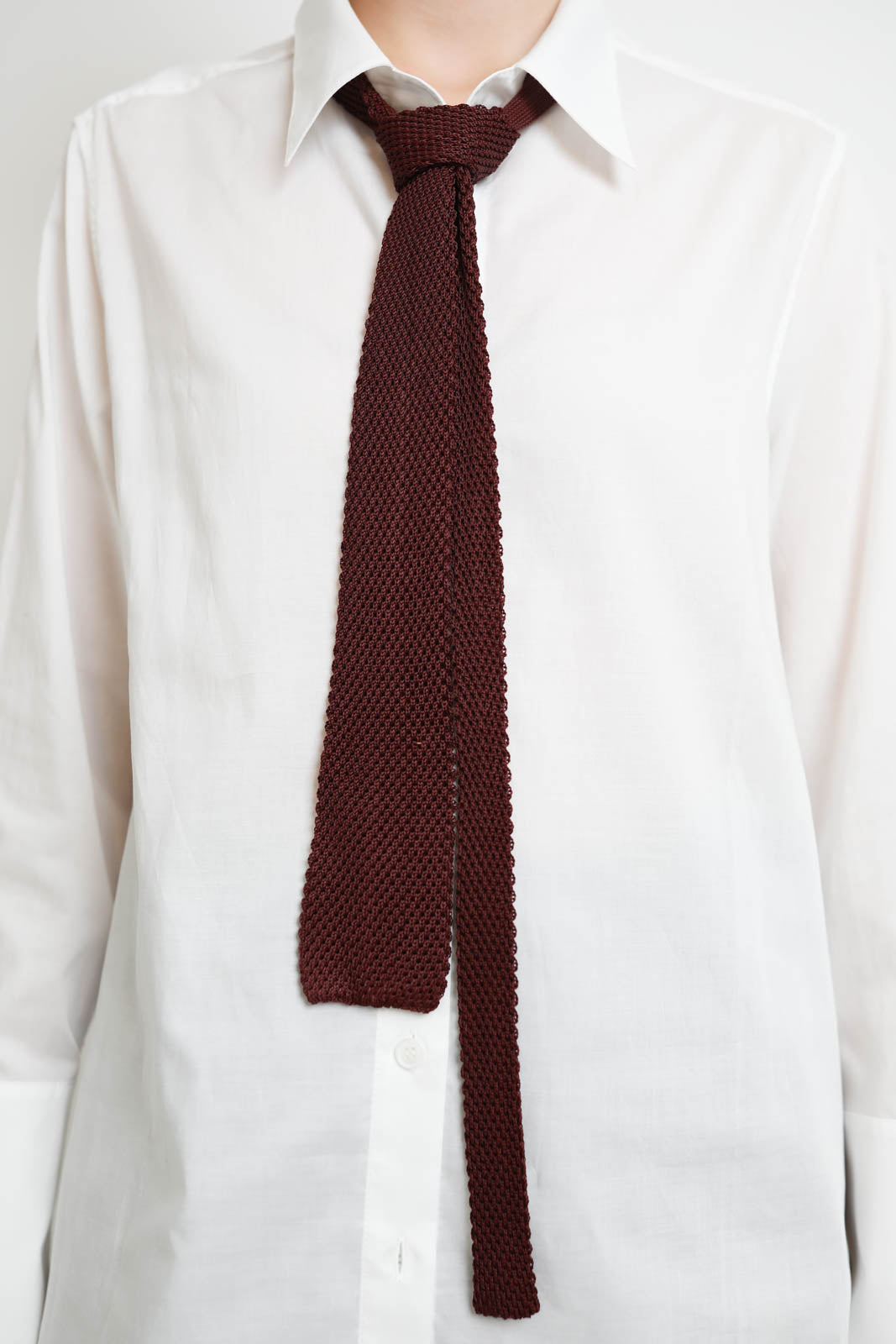 Forte-Forte, tie made of viscose in bordeaux