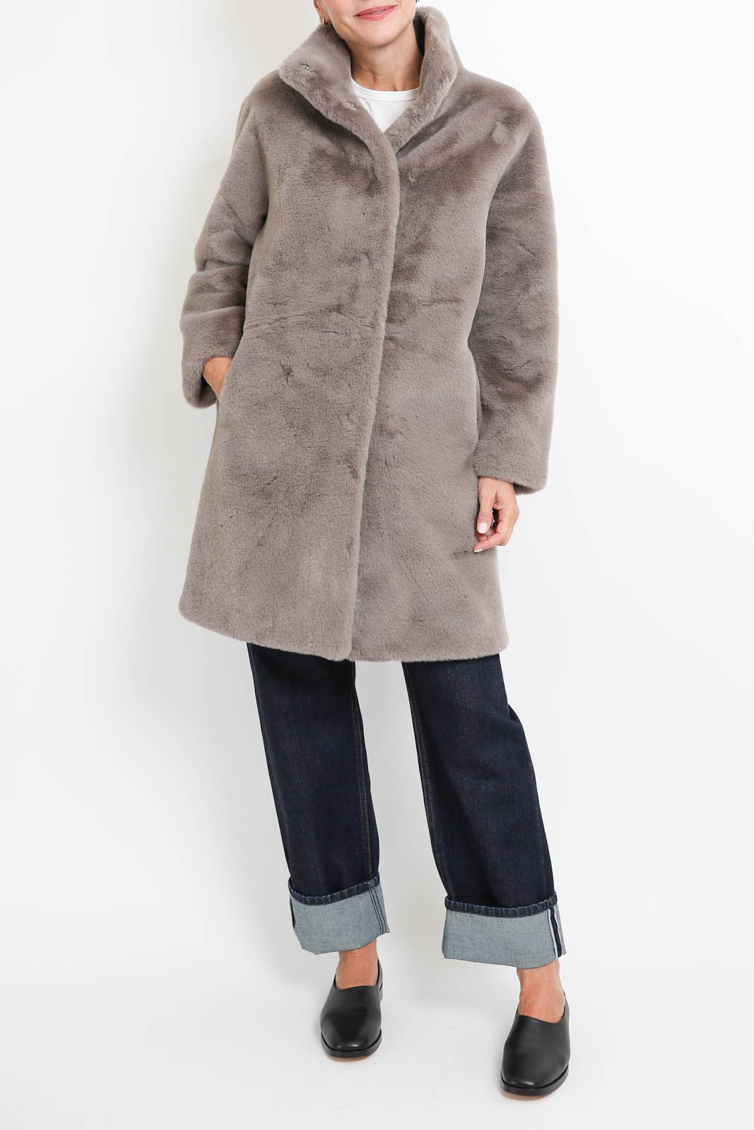 Apparis, Blair coat in granite