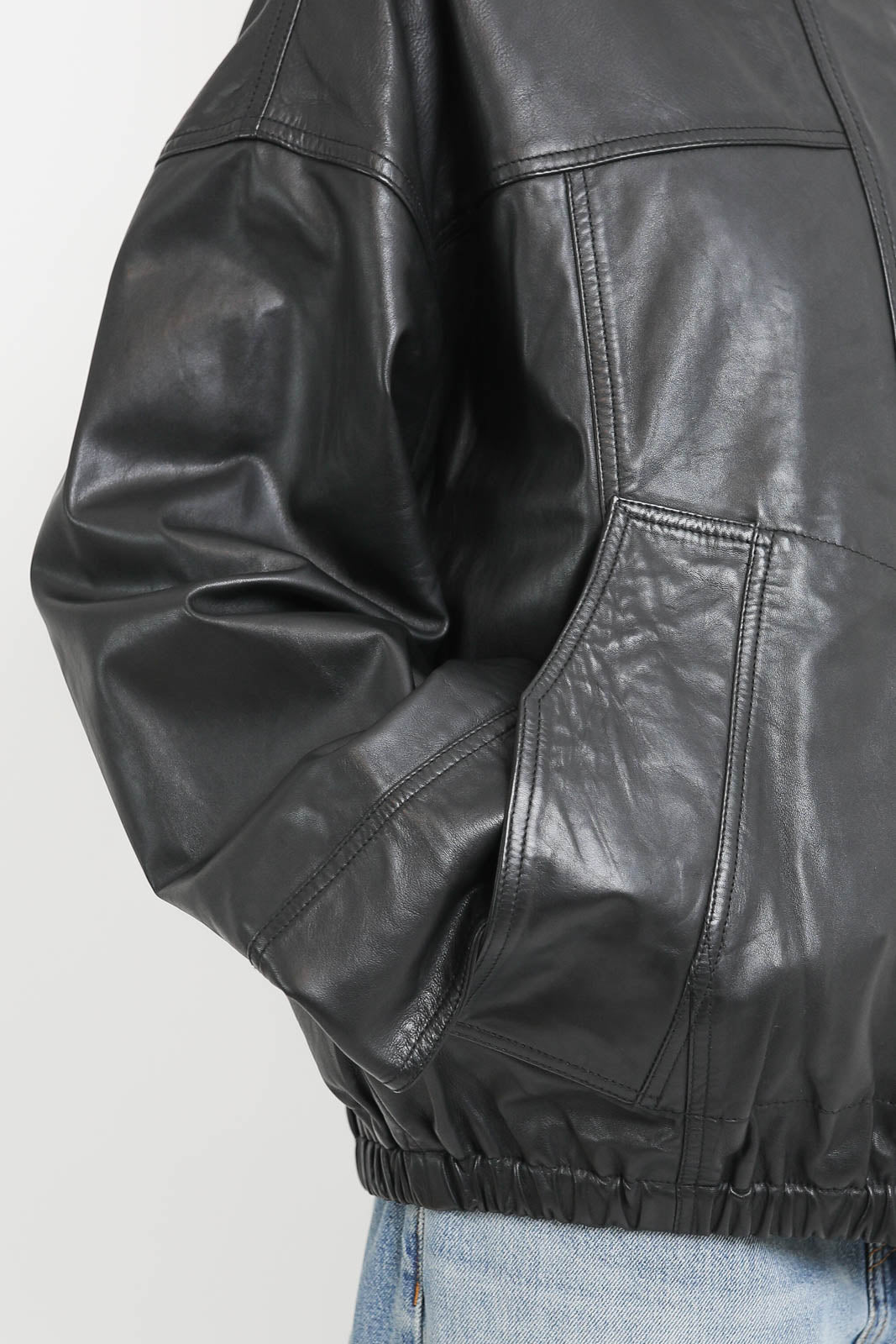 Rohe, Reinvented leather jacket in black