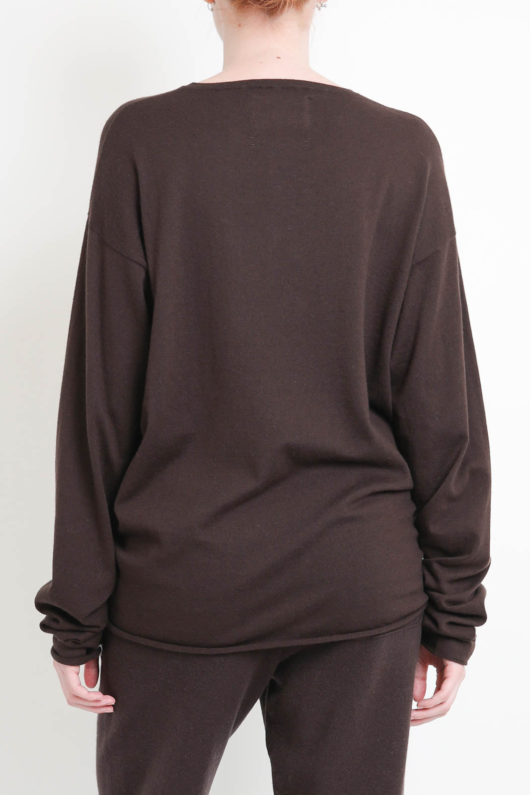 Extreme Cashmere, sweater Aries in Dark Brown