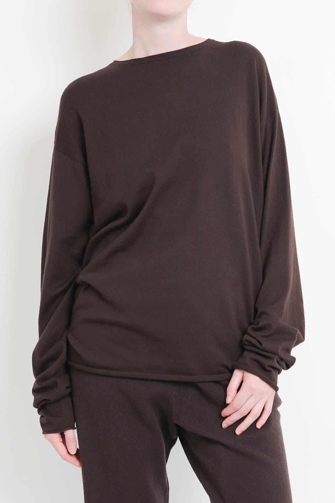 Extreme Cashmere, sweater Aries in Dark Brown
