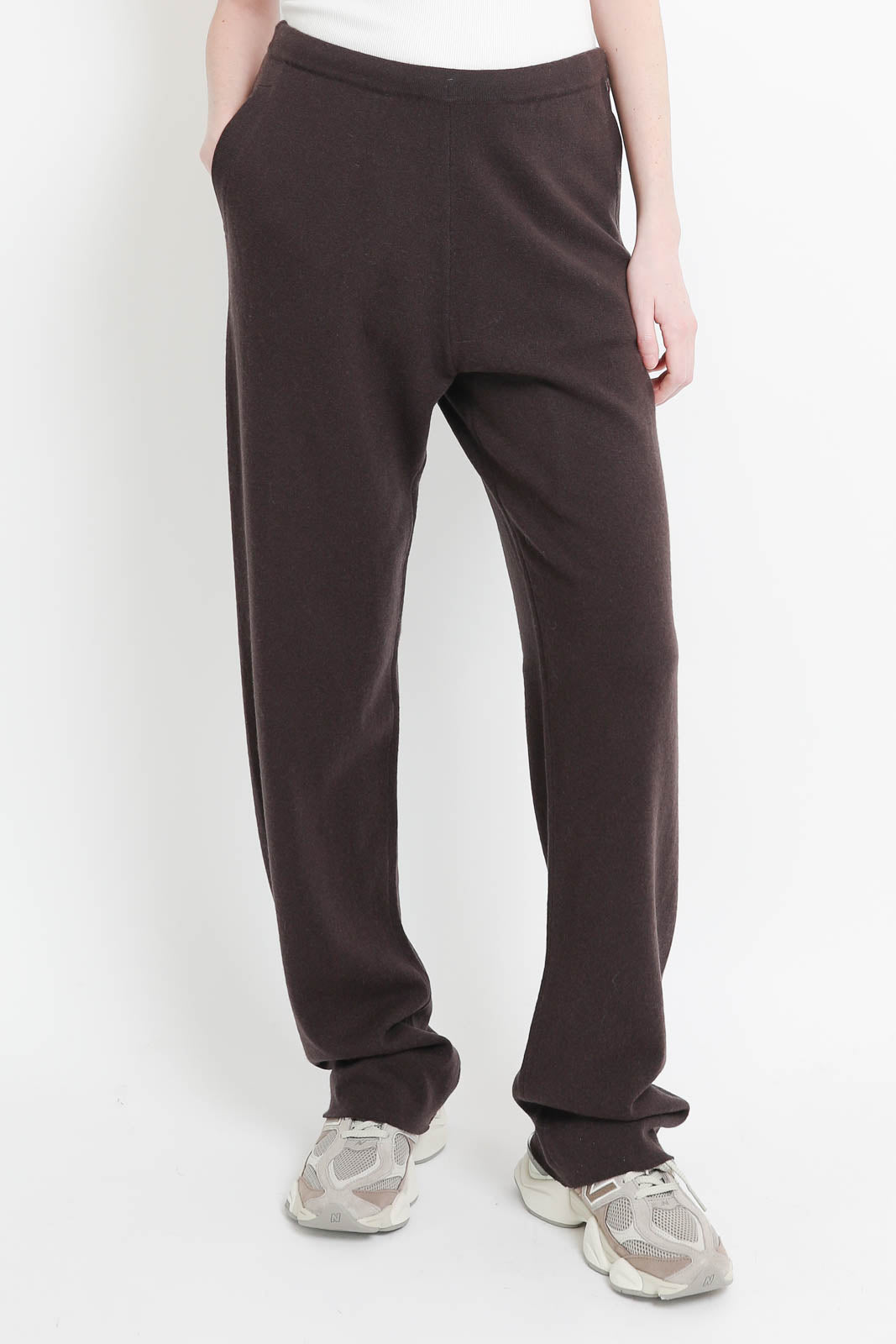 Extreme Cashmere, Rush trousers in Dark Brown