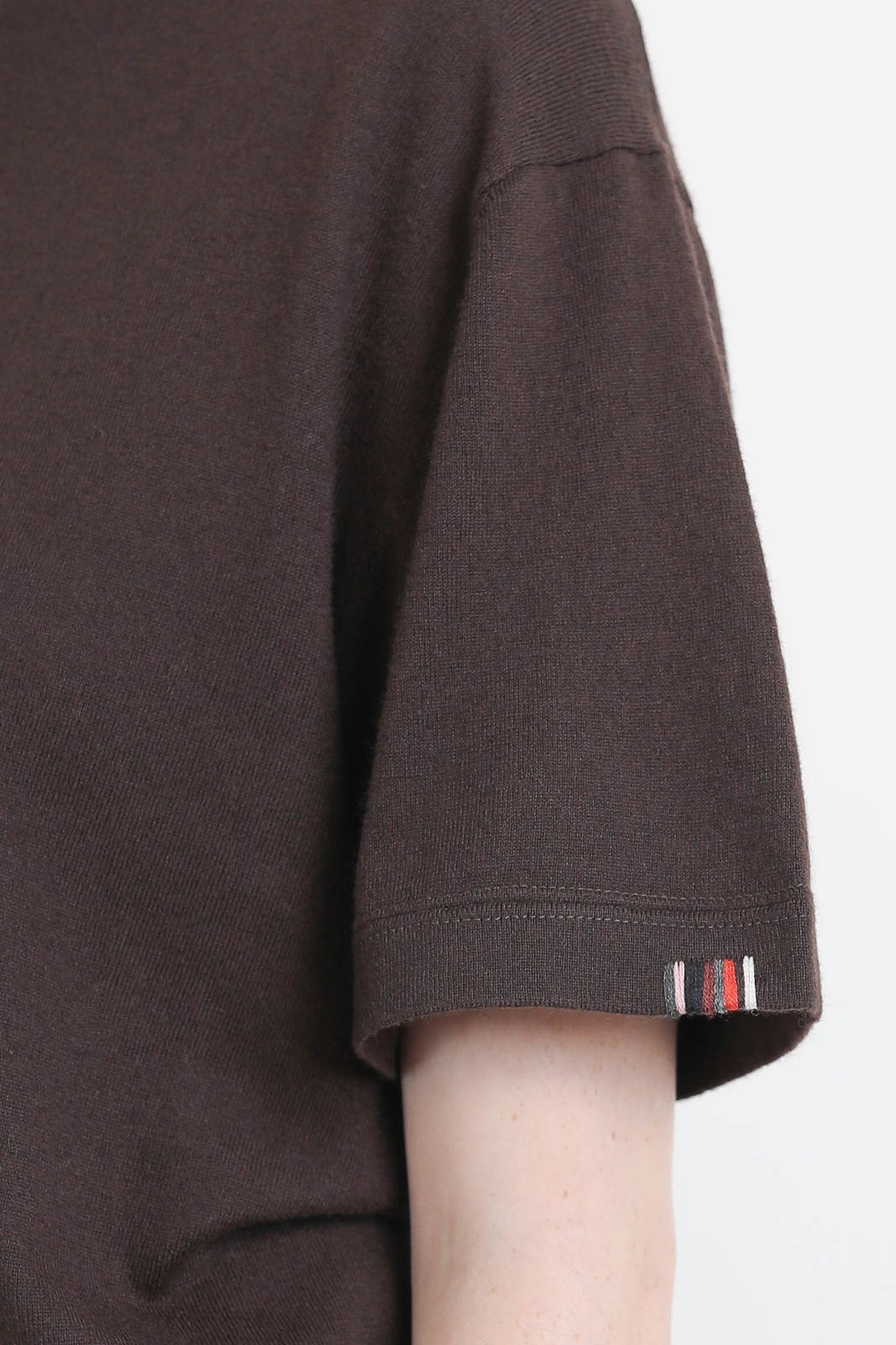 Extreme Cashmere, T-shirt Cuba in Dark Brown