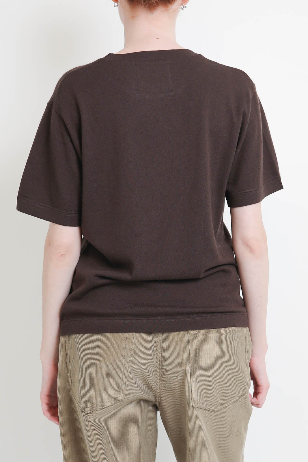 Extreme Cashmere, T-shirt Cuba in Dark Brown
