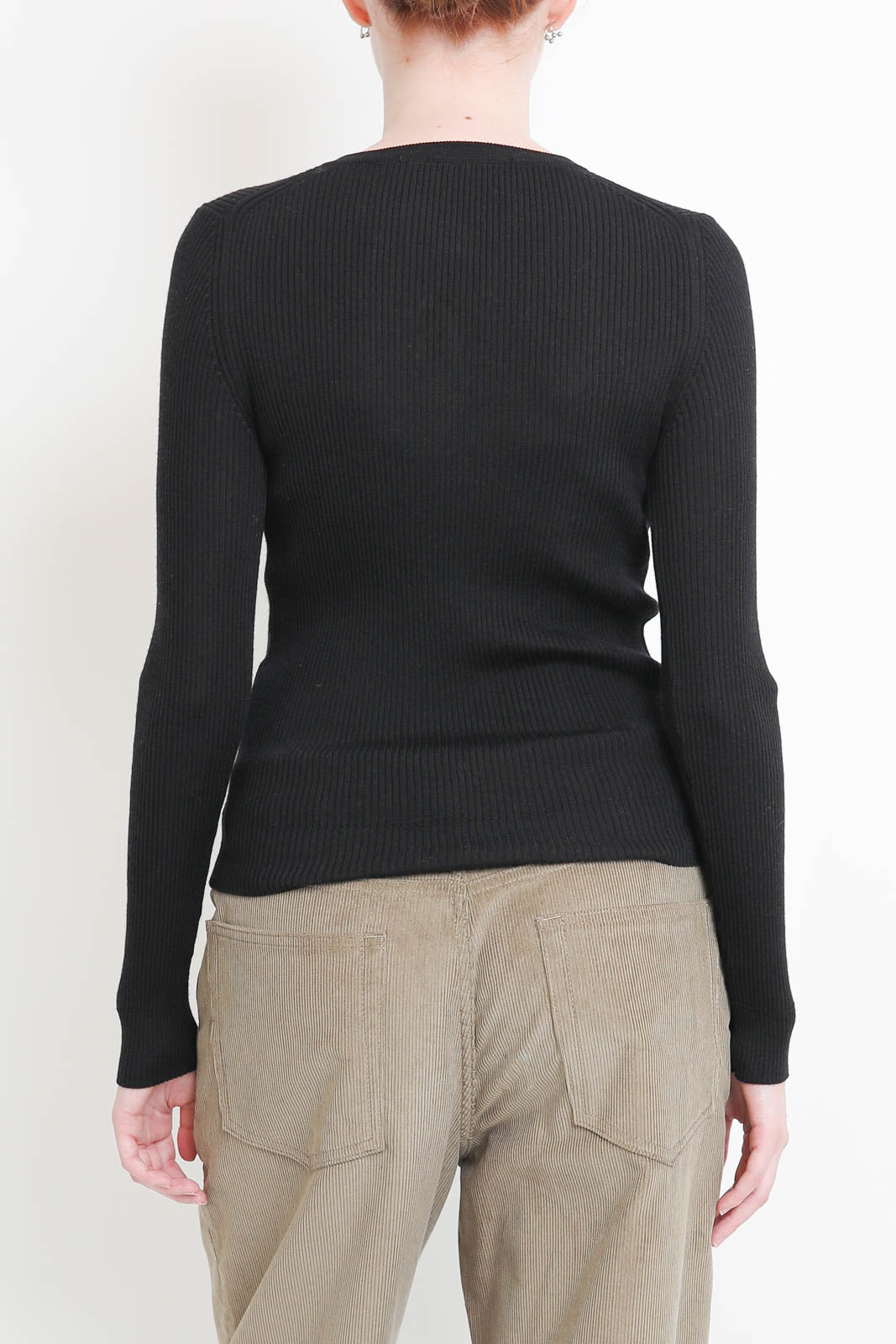Nackiyé, long sleeve shirt Insider in black