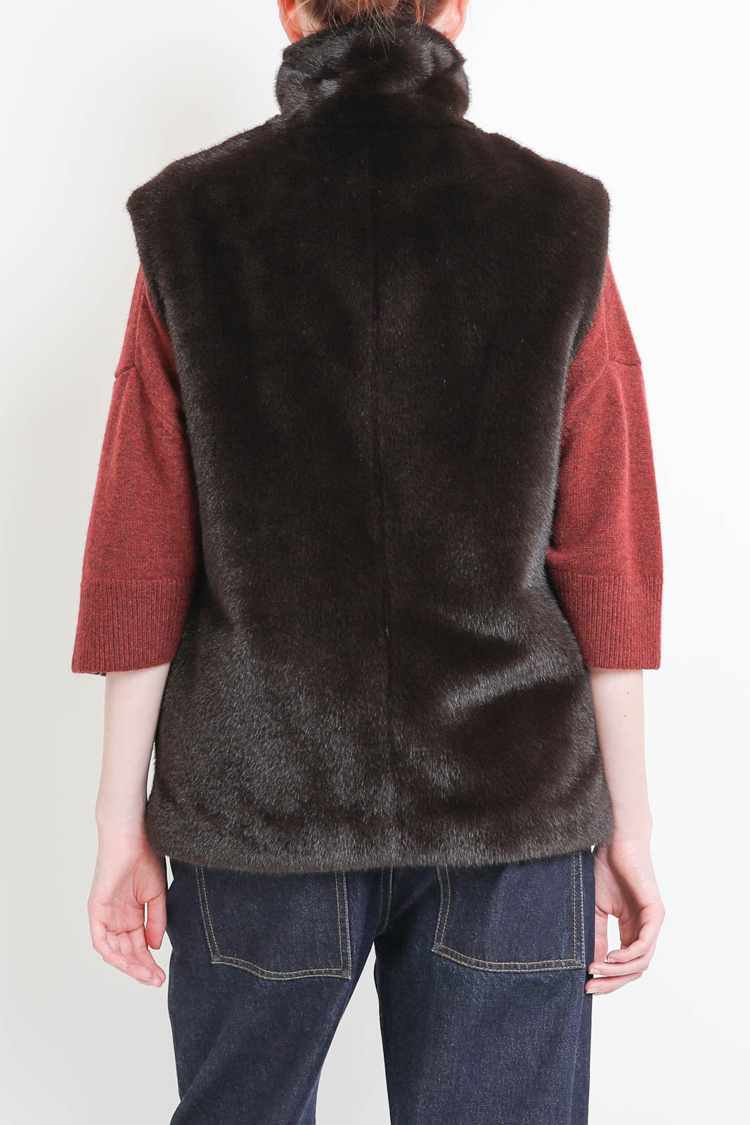 Vanessa Bruno, Vest Furo in brown
