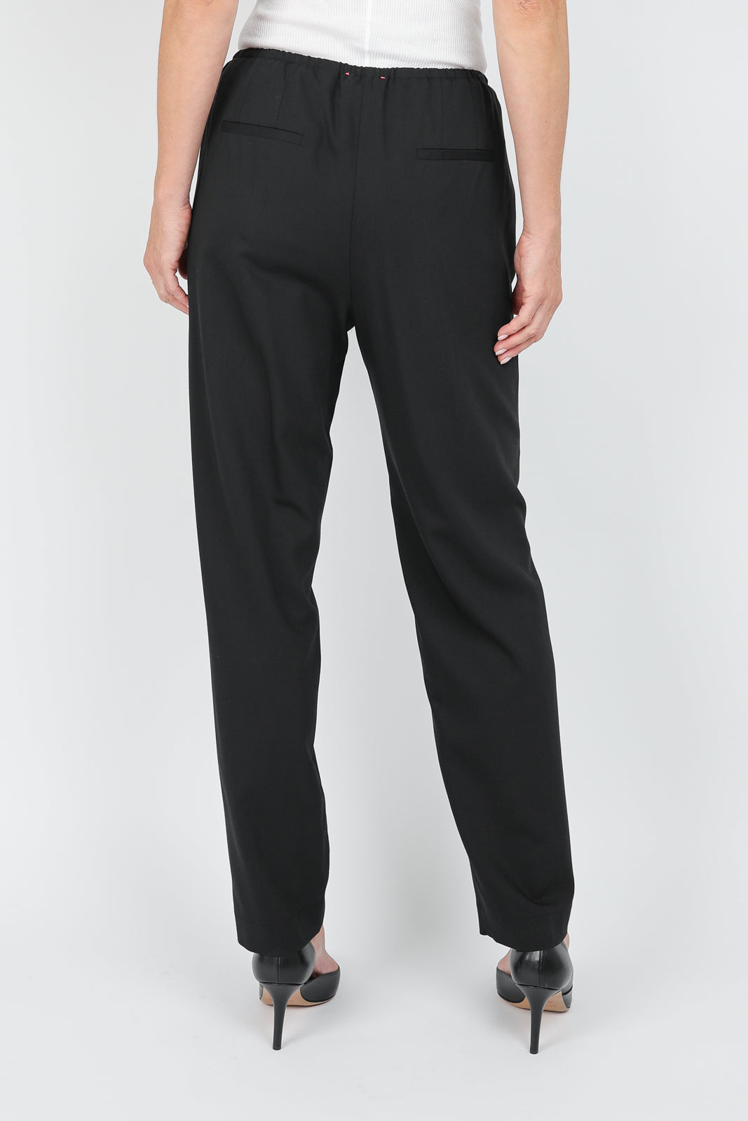 Viscose pants in black