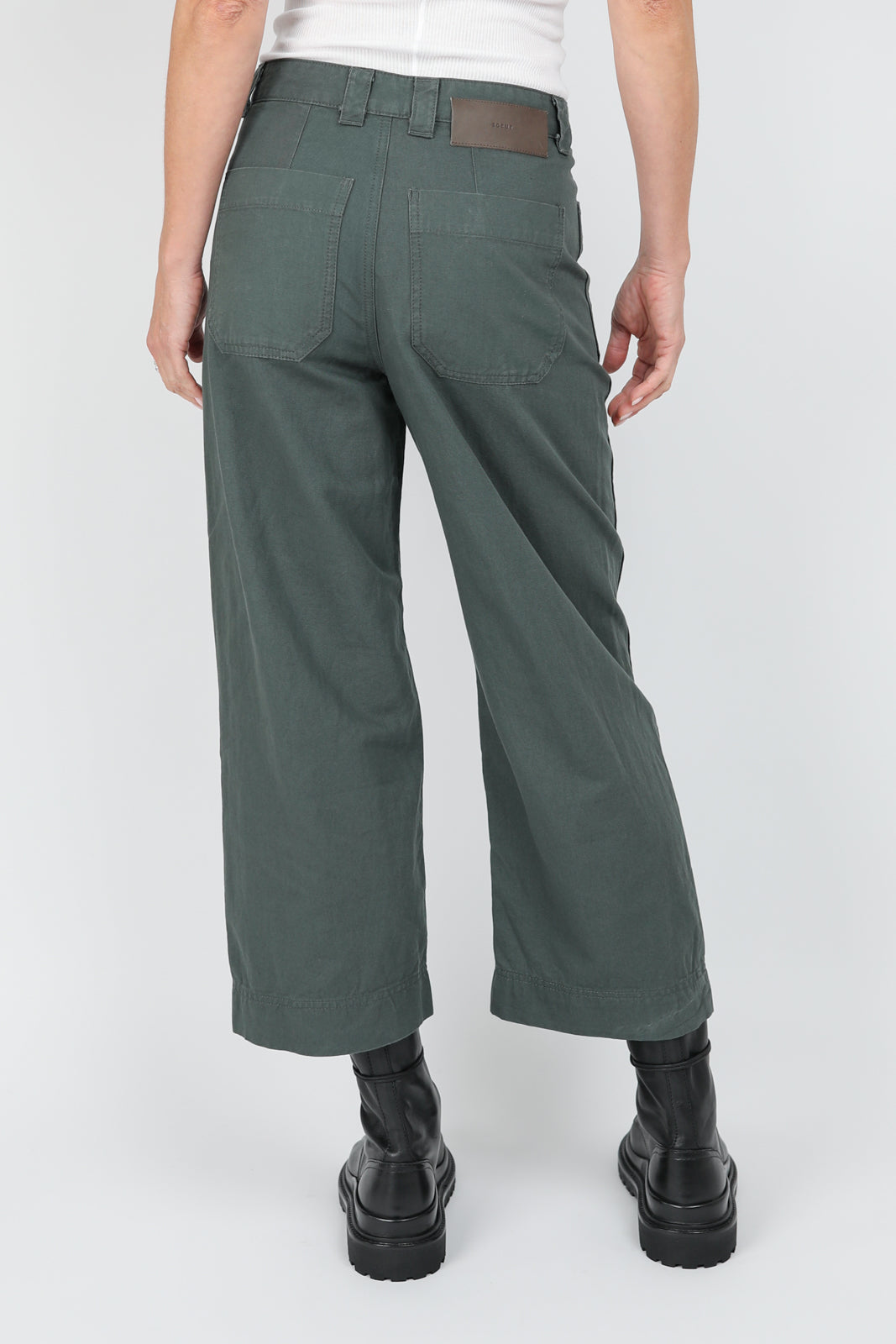 Boy trousers in Bleu Gris