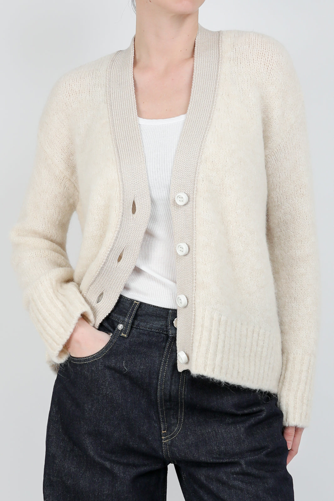 Piuma mohair cardigan