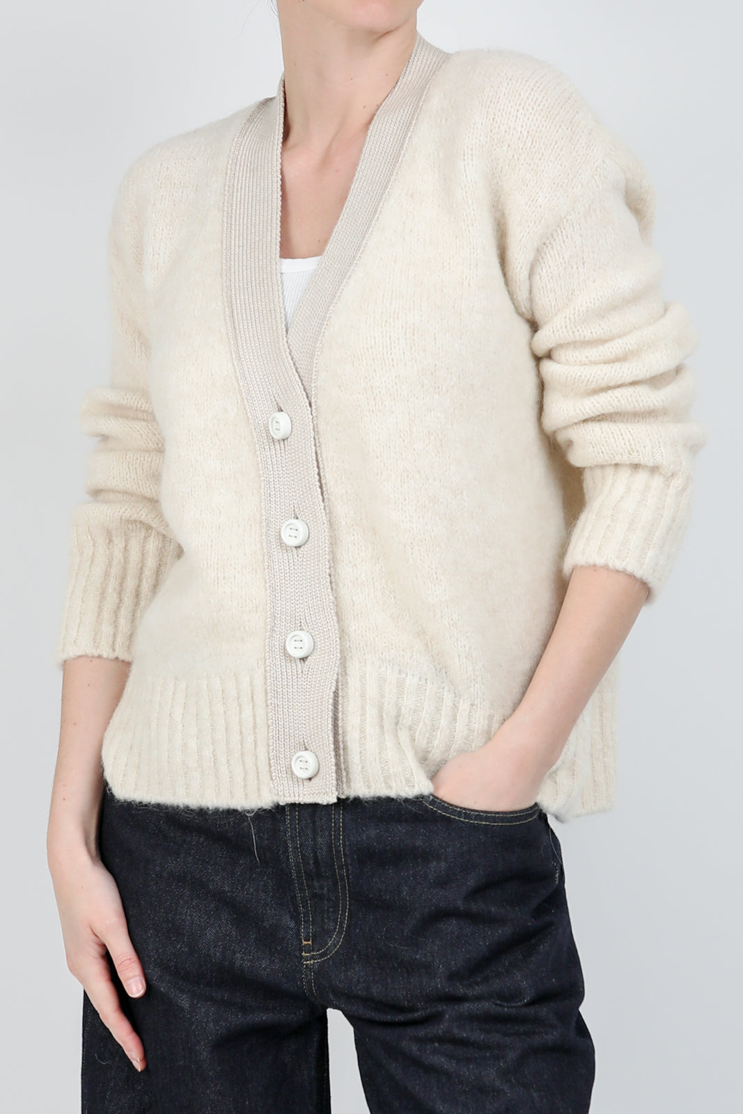 Piuma mohair cardigan