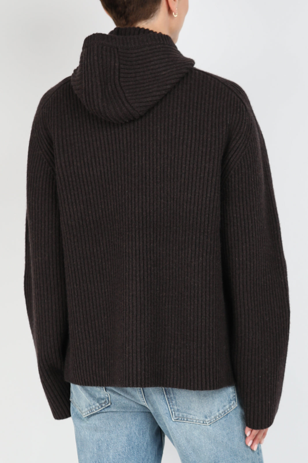 Snood sweater in Ebony