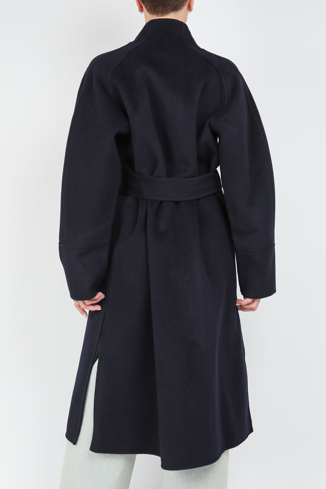 Cesar coat in dark navy