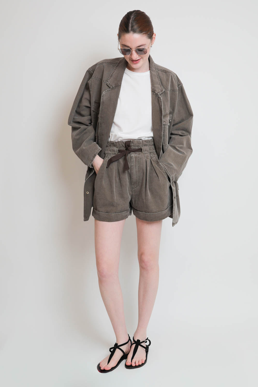 Marant Etoile, Shorts in dark bronze