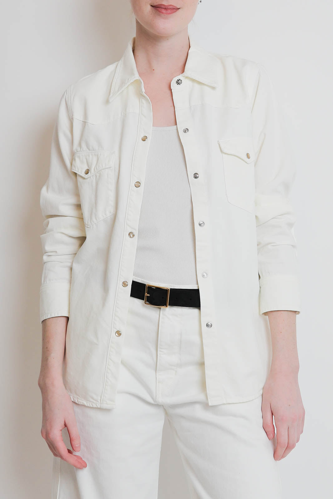 Nili Lotan, Travis blouse in cream