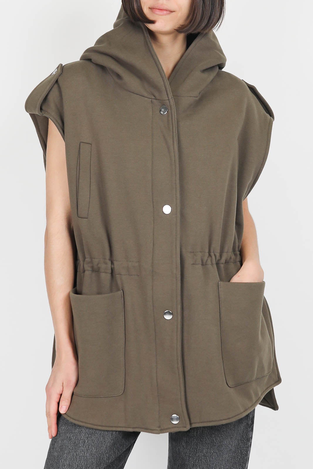 Vest Ruby in khaki