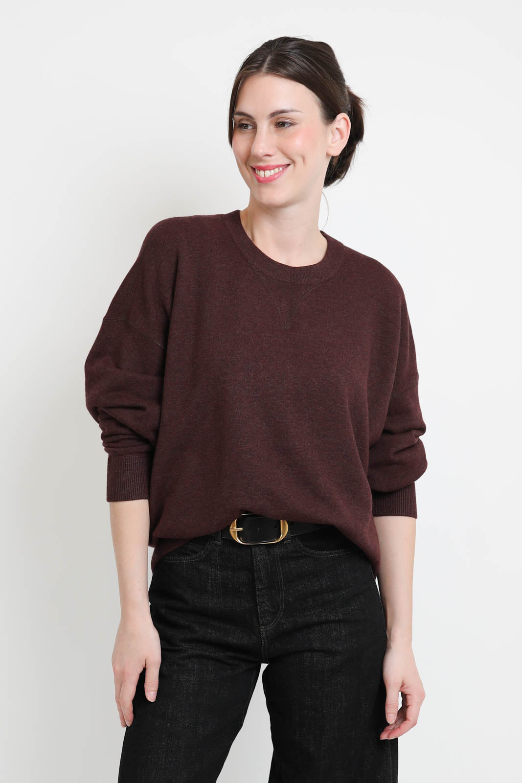Isabel Marant, Cynda sweater in burgundy