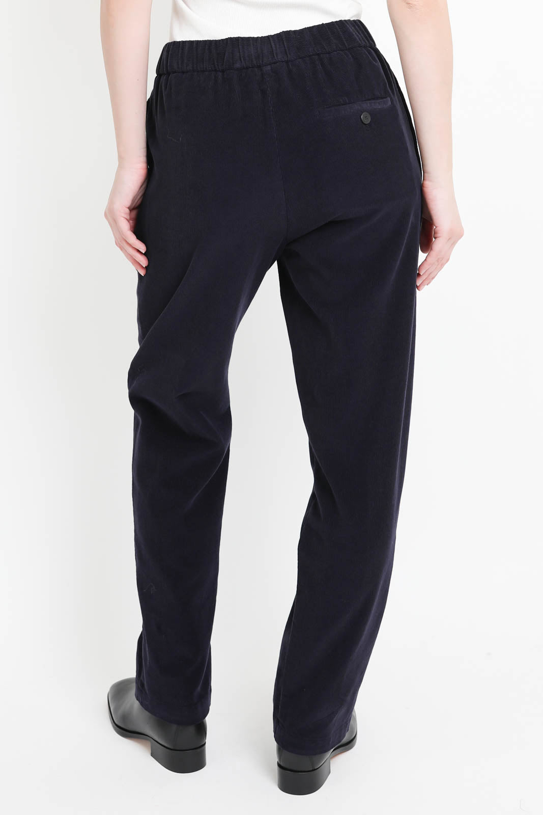 Pomandère, corduroy pants in navy