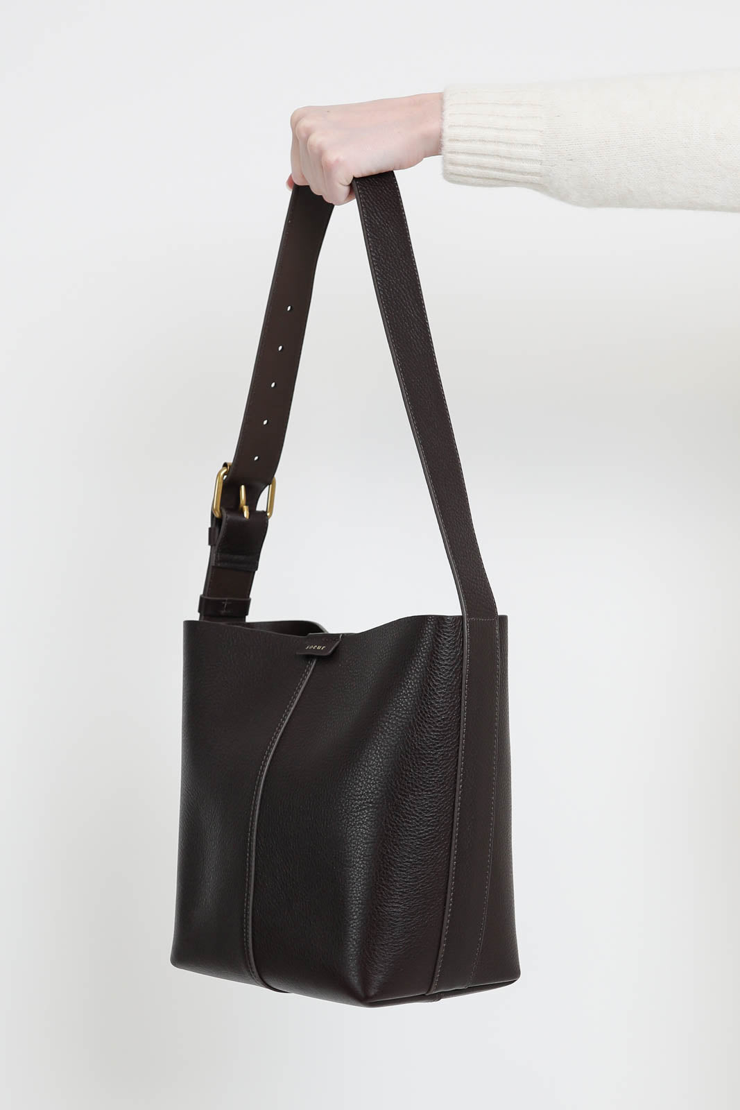 Bag Saudade Mini in Marron Fonce