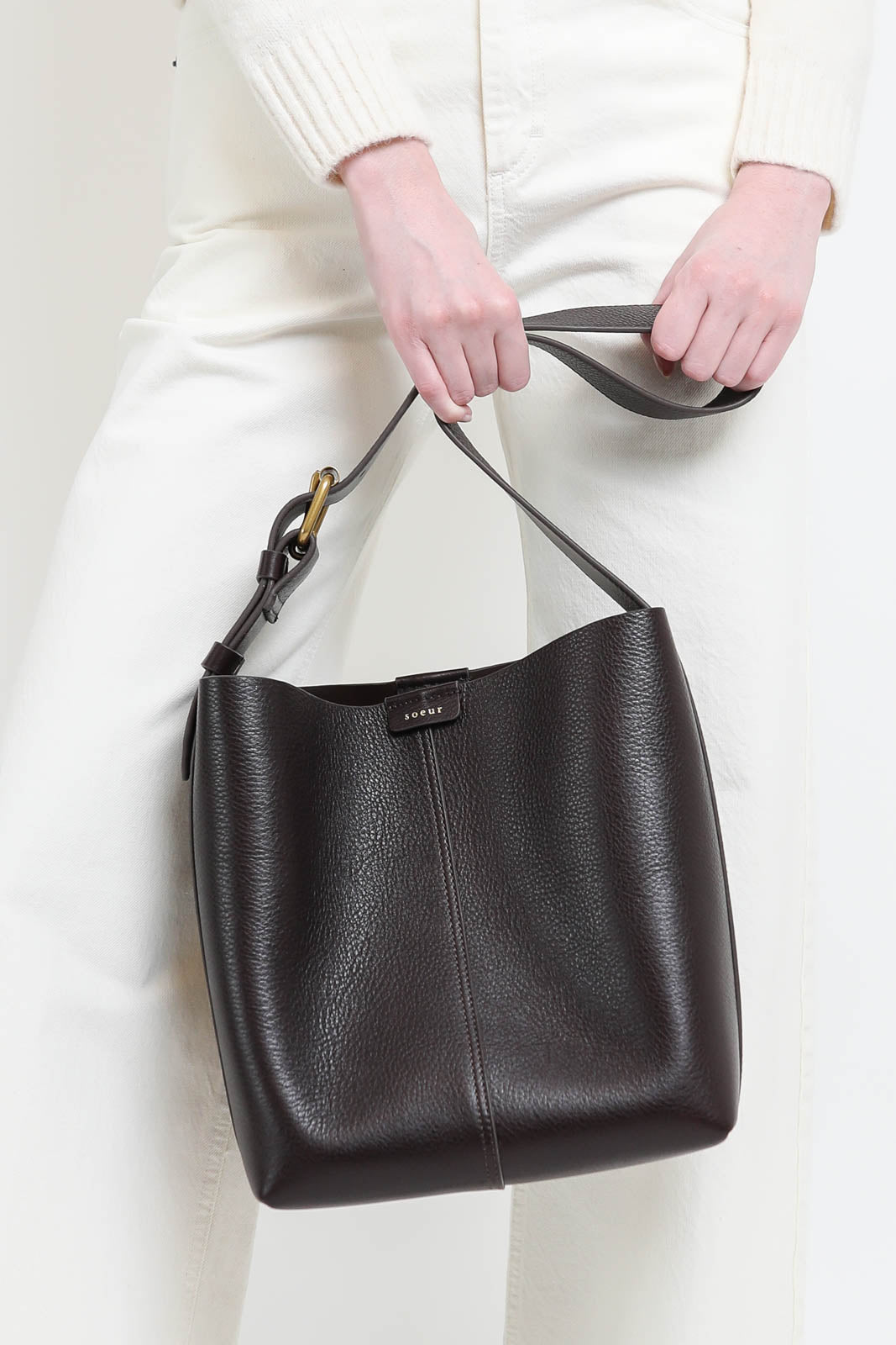 Bag Saudade Mini in Marron Fonce