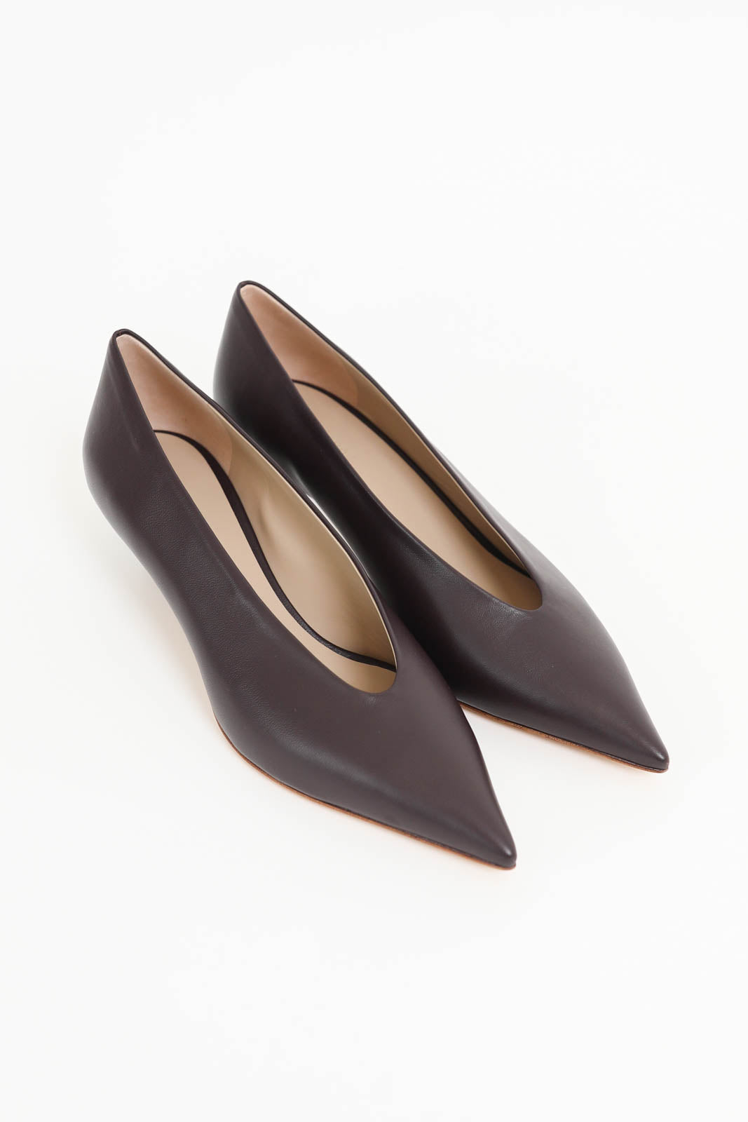Le Monde Béryl Pumps Babouche in Plum